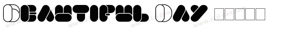 Beautiful Day字体转换